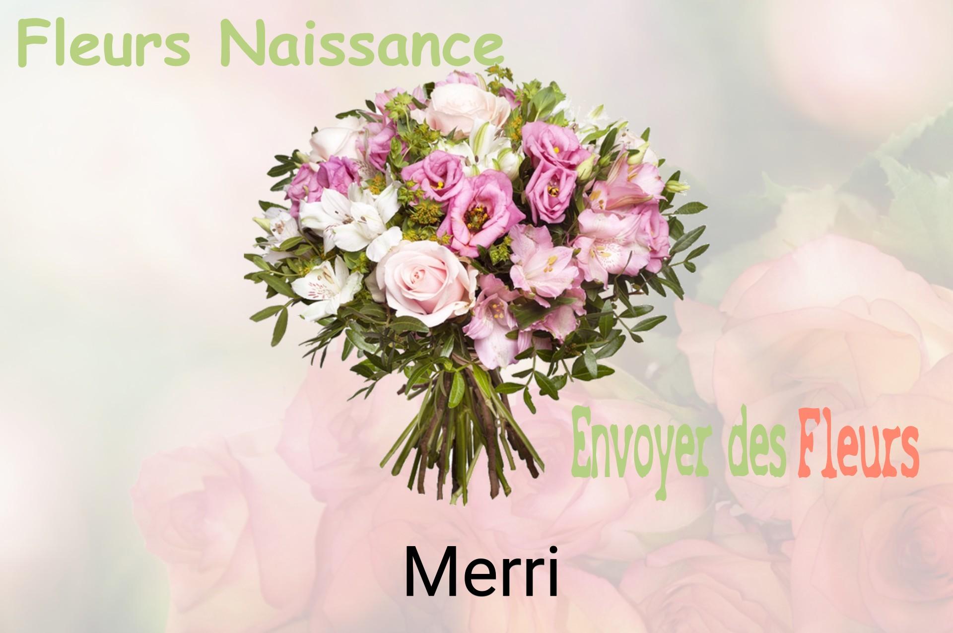 Bouquet de fleurs de naissance livré à Merri